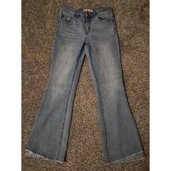 Flying Monkey Denim - Flying Monkey Jeans Womens 26/25 Denim High Rise Flare Bell Stretch Hippie Boho